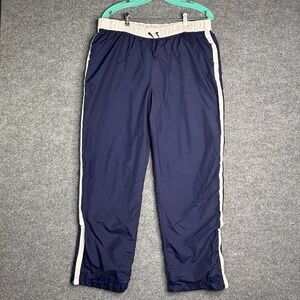 Vintage Y2k Womens Nike Track Pants‎ Size Large Activewear Nike Swoosh Nylon